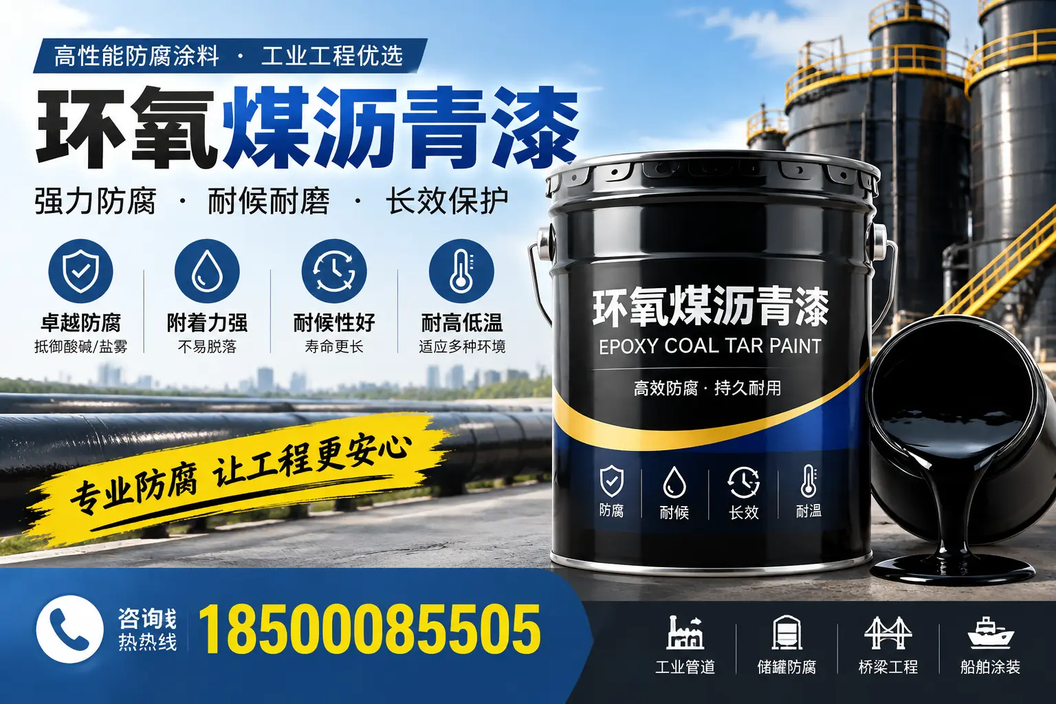 环氧煤沥青漆的施工方法与注意事项，确保在本溪顺利完成
